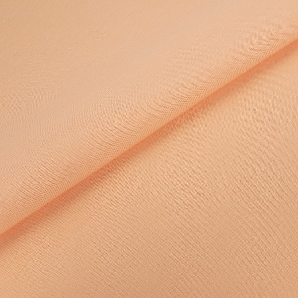Трикотаж кукольный отрез 50х155 см, 225 г/м², 04 св.персиковый, Peppy DTF-01