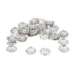 Шапочка для бусин, 10мм 50 шт/упак, Astra&Craft (Никель), 4AR198