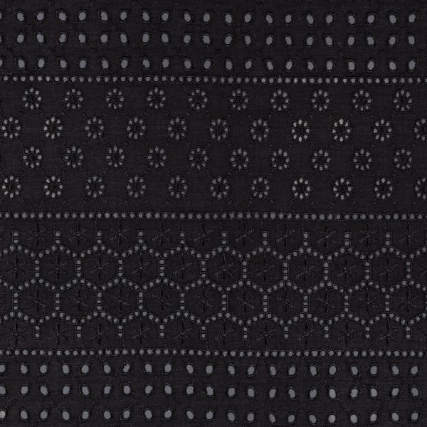 Ткань шитьё (прошва) 150х135 см, черный, Gamma YFAS-981