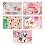 Альбом для рисования 100 г/м², A4 29х20.5 см, 20 шт, на скобе 24 л, 24АЛСК4_000204 Живи на полную, Светоч