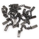 Цепочка-вешалка для верхней одежды 70 мм, чер.никель, ГДЖ1514, 10 шт