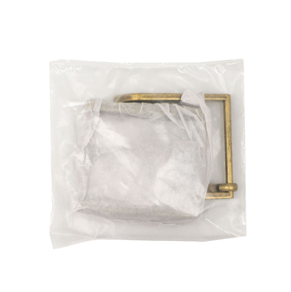 Пряжка ременная металл 40 мм латунь, металл, 2 шт, BIG