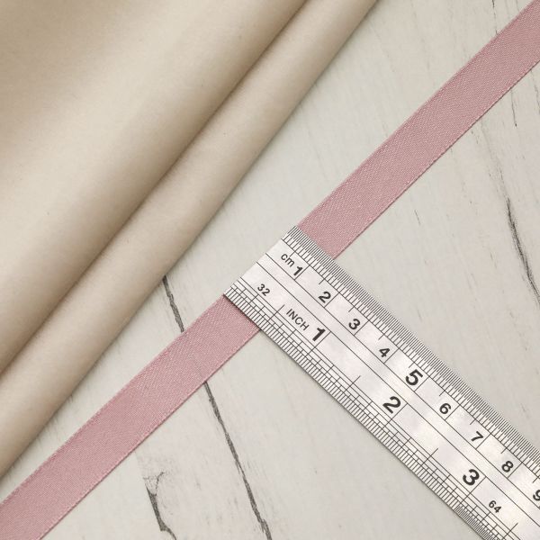 Лента атласная 1-сторонняя 12.0 мм / 22.86±1 метров, 064 ст. роза, Globus