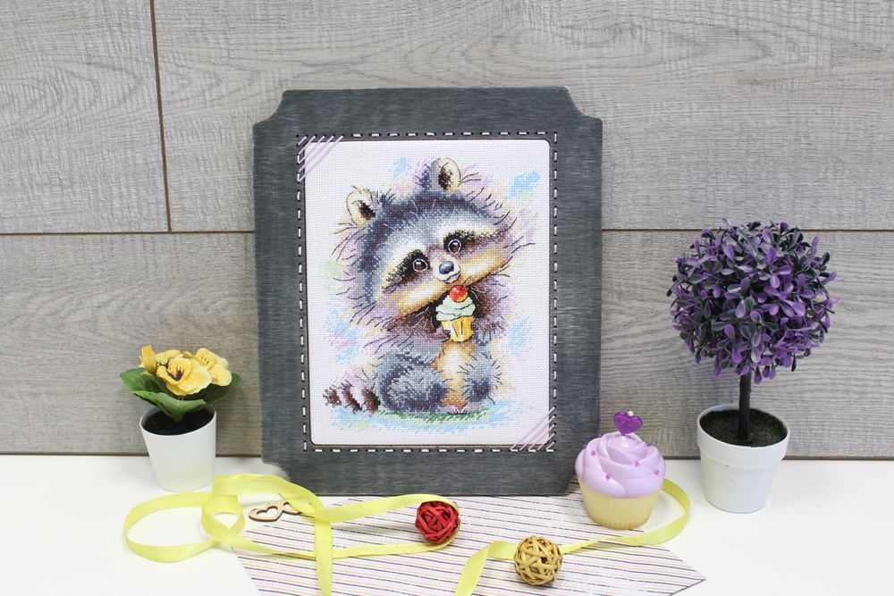 Набор для вышивания нитками МП Студия (Жар-птица), Угощайтесь 18х22 см