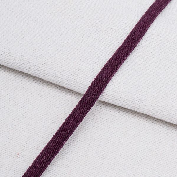 Резинка бельевая (бретелечная) 7.0 мм / 50 метров, 4470 баклажан, 46-07043/07