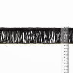 Бахрома отделочная 55.0 мм / 25 метров, черный, Gamma 115