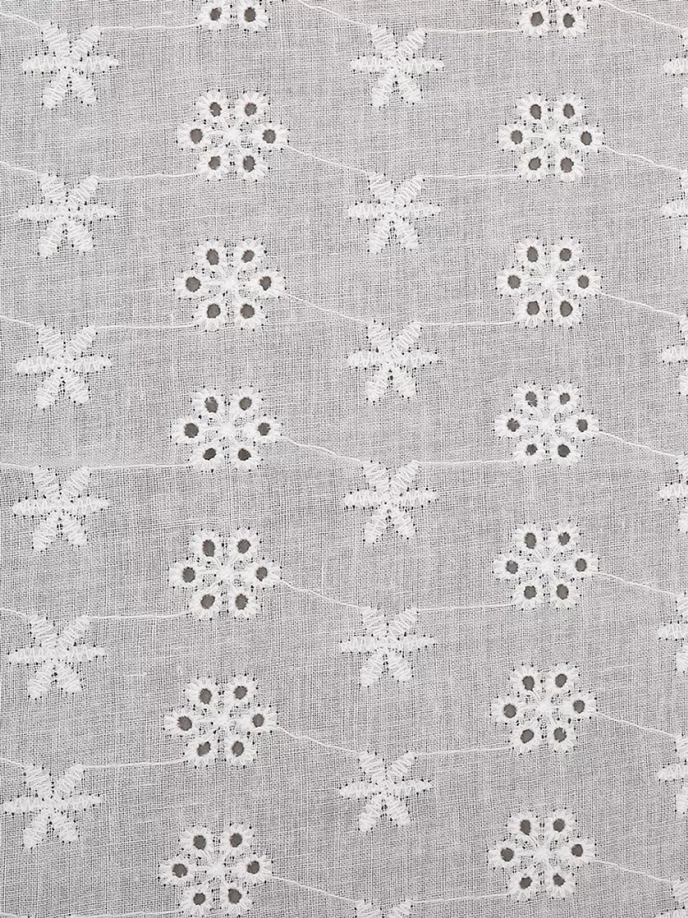 Ткань шитьё (прошва) 100 г/м², 150 см / 2 метра, TBY.Emb.1 белый