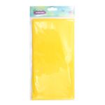 Кашкорсе с лайкрой 30/1,25х59см ±2см 95% х/б+5% лайкр, цв.желтый 9003