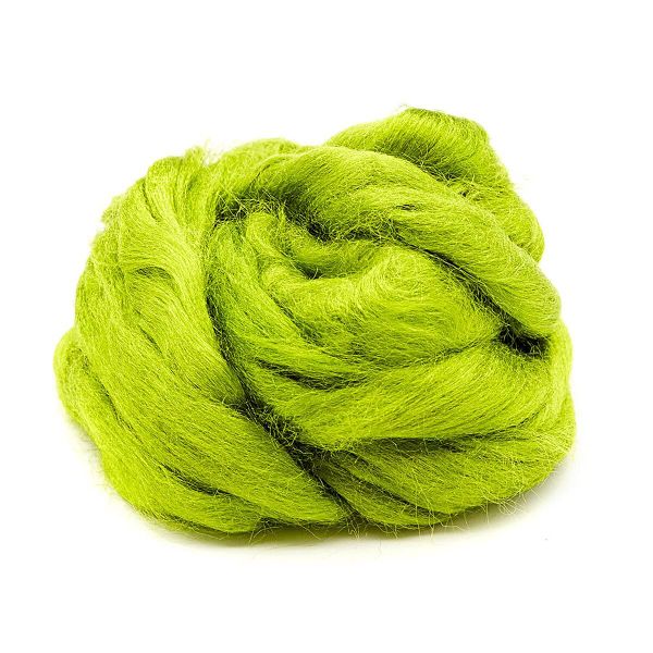 Шерсть для валяния нейлон Троицкая Гребенная лента 1х50г, 119 горох