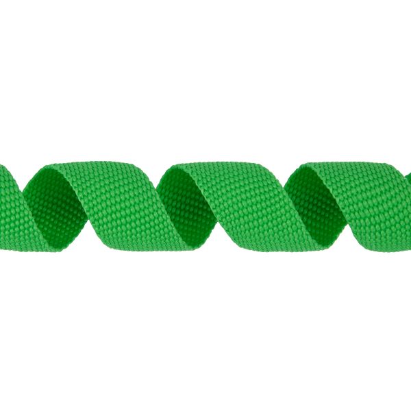 Стропа (ременная лента) 20 мм / 50 метров, толщ. 1.1 мм, [10 г/пог.м], 100% п/п, 503 салатовый, Gamma G-20 ЦВ