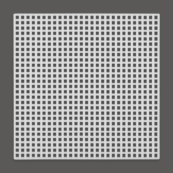 Канва пластиковая 10.7х10.7 см, 10 шт, 100% полиэтилен, квадрат малый, Gamma KPL-10