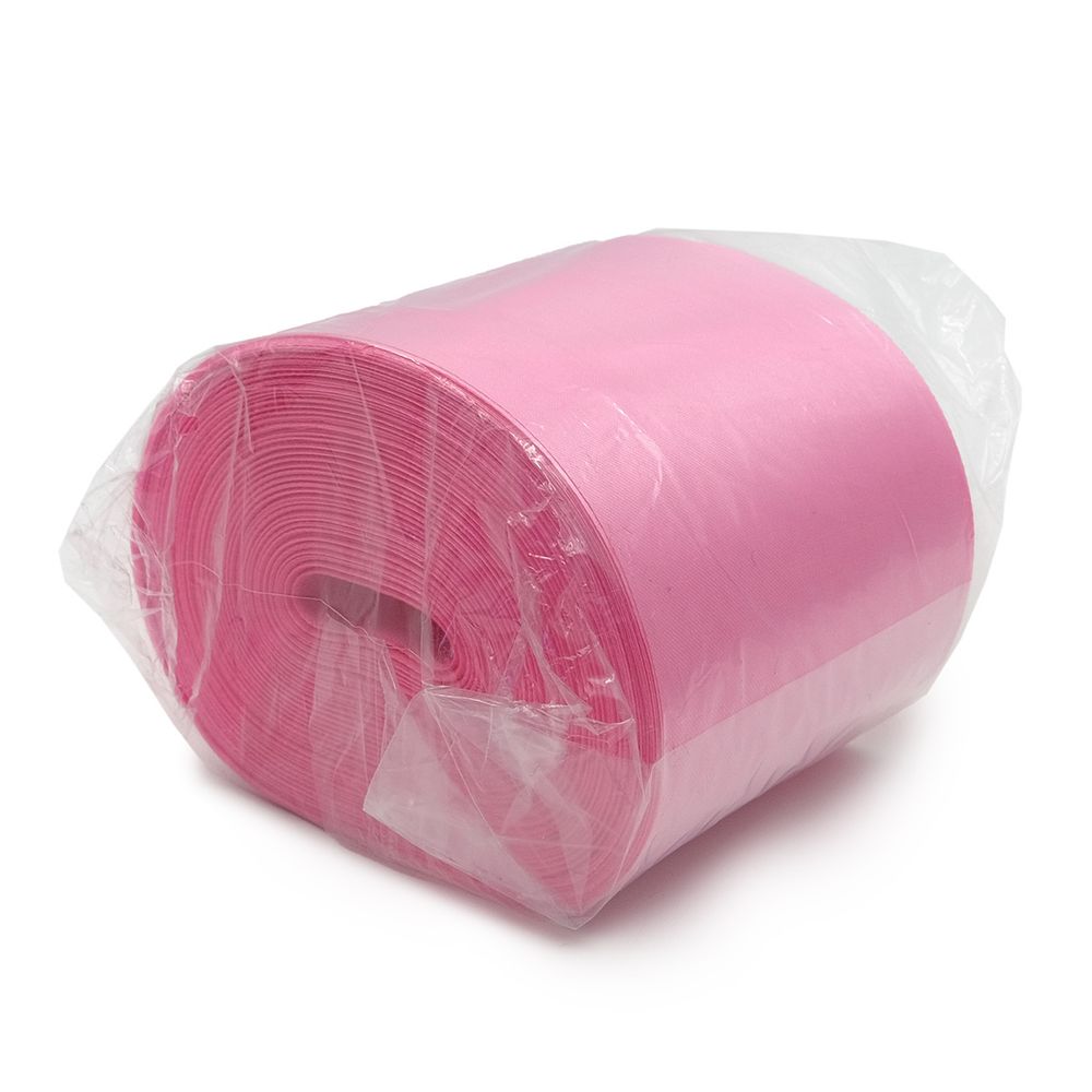 Лента атласная 1-сторонняя 100.0 мм / 100±2 метров, 14 розовый, Globus