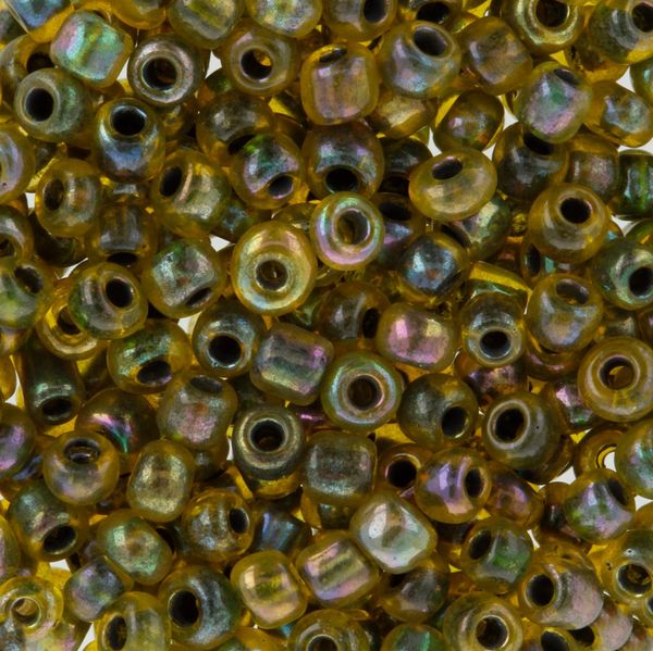 Бисер Zlatka 8/0 (2.9 мм), 100 г (10х10 г), №0227 горчичный, GR