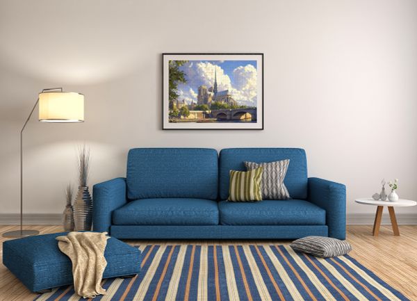 Пазл 1500 элементов, PZL-1500/43 Нотр-Дам над Сеной, Фрея