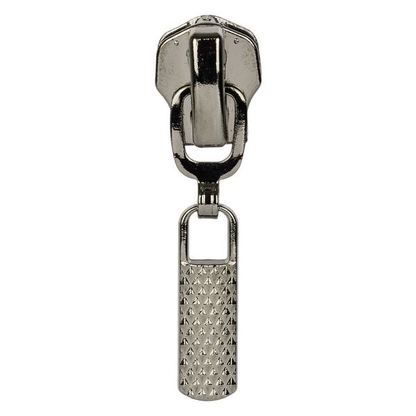 Слайдер (замок) для молнии металл Т8 (8 мм), автомат, 10 шт, черн.никель, Gamma ZAM 8M06