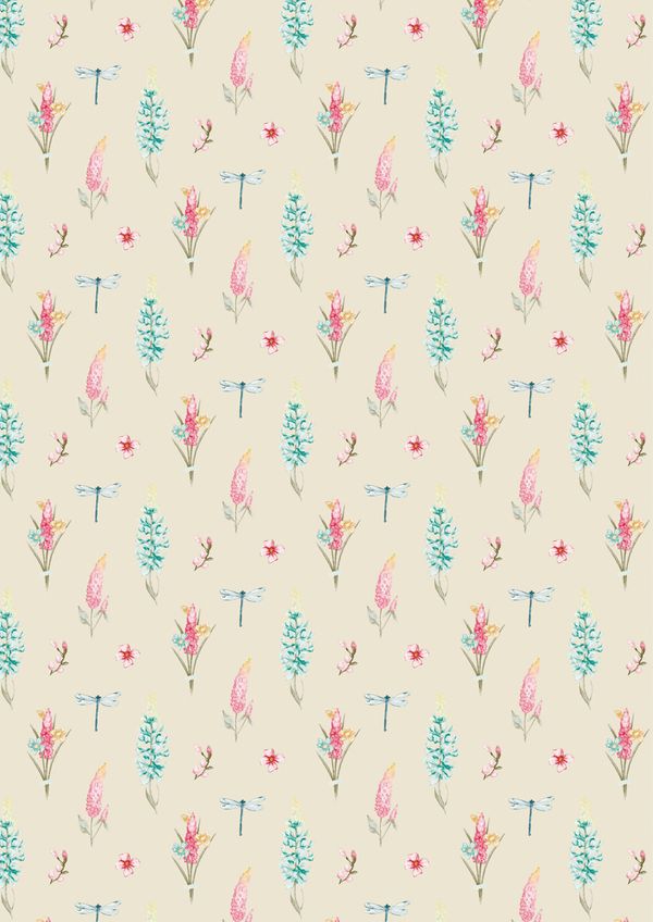 Ткань для пэчворка Peppy Цветочная поэзия, отрез 50х50 см, 135 г/м², ЦП-08 розовый, Peppy