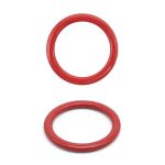 Кольца для бюстгальтера металл ⌀9.5 мм, 20 шт, C820 красный, ГВ800