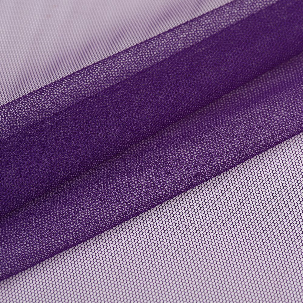 Сетка бельевая эластичная матовая 40 г/м², шир.150 см / 10 метров, 72 фиолетовый /TL.72/10/