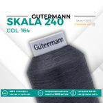 Нитки некрученые Gutermann Skala 240 (5000 метров), 1 кат. | 164 мышиный