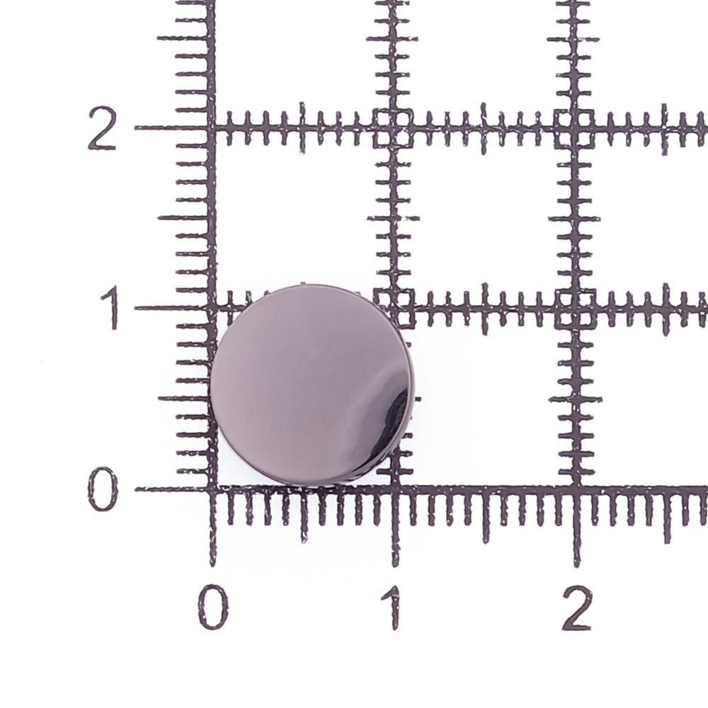 Пуговицы на ножке 18L (11мм), металл (Pewter (олово (черный никель))), ME-656, 36 шт