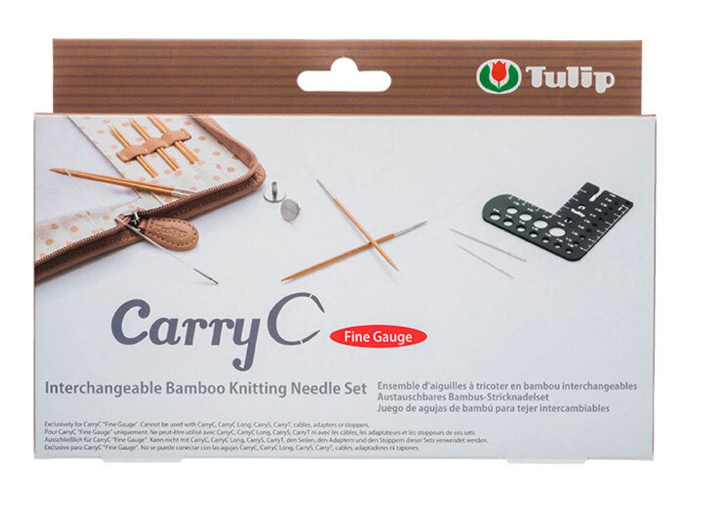 Набор укороченных съемных спиц длиной 9см, CarryC &quot;Fine Gauge&quot;, Tulip, TCC-14 /TOS/