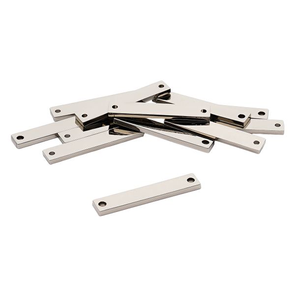 Украшение пришивное 25 мм, металл, серебро (никель), МТ_1711, 12 шт