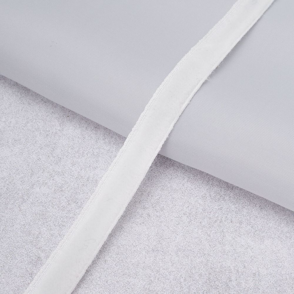 Лента бархатная (тесьма) 10.0 мм / 10±0.5 метров, рис. 8508, белый, С3574Г17