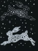 Набор для творчества Гравюра-блокнот Космические животные, 10х14 см, Hobbius GHPS-04