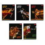 Тетрадь ученическая общая A5+ 48 л. на скобе, белизна 100%, 10 шт, клетка, 000320 Спорт-шик, Светоч 48ТСК5_1_3_1