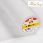 Флизелин клеевой Freudenberg H 250 62 г/м², 90 см / 25 метров, белый, 53379494