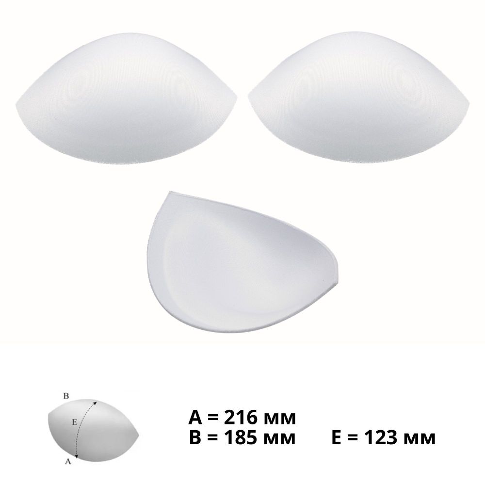 Бельевые чашечки для бюстгальтера Antynea PUSH-UP б/уст., с наполн., (BC-53.18), разм.70, 02-пригл.бел, 1 пара