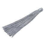 Кисть шторная l=10 см, полиэстер, 10 шт, 23 серый металлик, CL-034