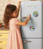 Картина по номерам Фрея, Союзмультфильм. Чаепитие с Карлсоном, на магните, 9х9 см