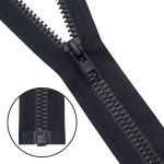 Молния трактор Arta Т6 (6 мм) 1 зам., разъем., 85 см, (2076), A580 черный, НОВЫЙ МАТОВЫЙ ЗАМОК, уп.5 штук