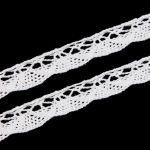 Кружево вязаное (тесьма) хлопковое 20 мм / 9.14 метров, неотбеленный
