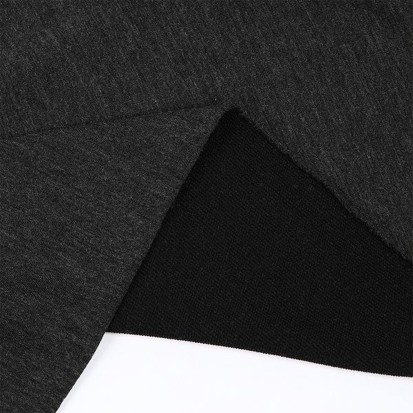 Футер 2-нитка петля поливискоза стрейч 220 г/м², 160 см / 3 метра, ФУТ2Х.TBY.ПЭ-ВИС.СЕР.МЕЛ2.3, цв.серый меланж