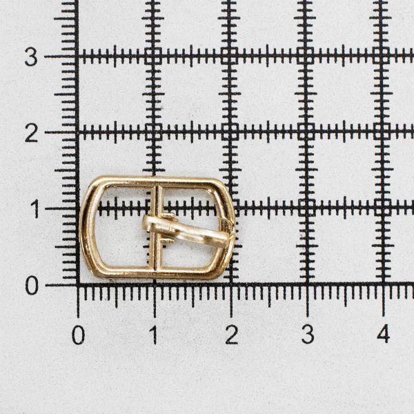 Пряжка обувная металл 10 мм (золото), S090042, 100 шт