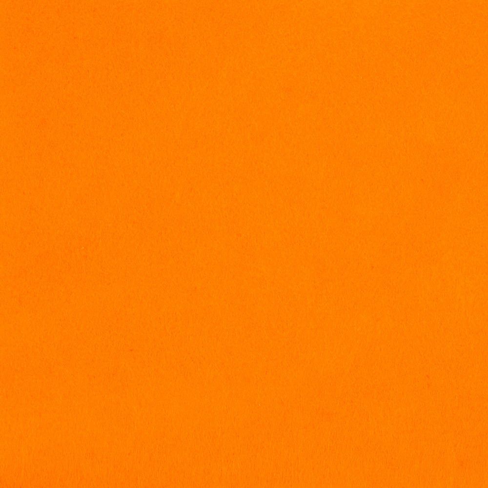 Фетр рулонный жесткий 1.0 мм, 150 см, рул. 10 метров, (FKH10), 017 оранжевый, Blitz