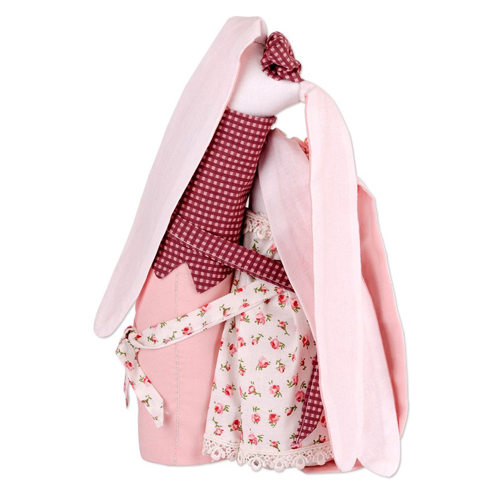 Набор для шитья игрушки Зайки-обнимашки 27 см, Miadolla R-0143