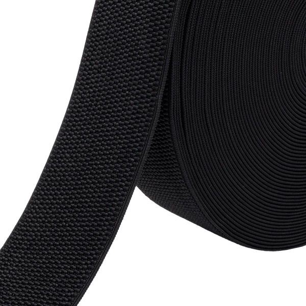 Резинка для подтяжек (помочная) 60.0 мм / 25 метров, 37.8 г/п.м., 580 черный, 6123-9257