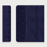 Застежки для бюстгальтера текстильные 3х2, 57 мм, 25 шт, 061 т.синий, Arta