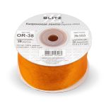 Лента капроновая (органза) 38.0 мм / 22.8±1 метра, 103 коричневый, Blitz OR-38
