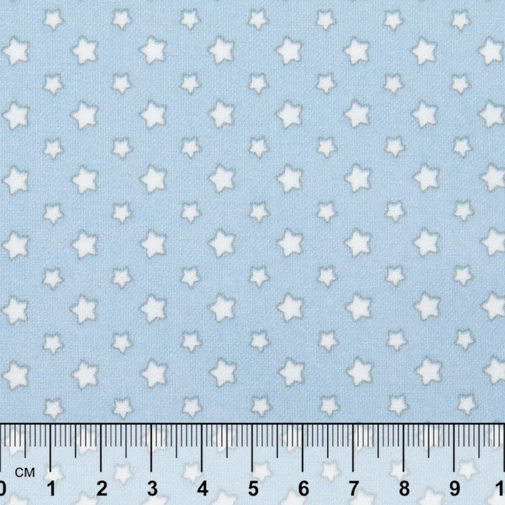 Ткань для пэчворка Peppy Молочные сны фланель, отрез 100х110 см, 175 г/м², МС-10 голубой, Peppy