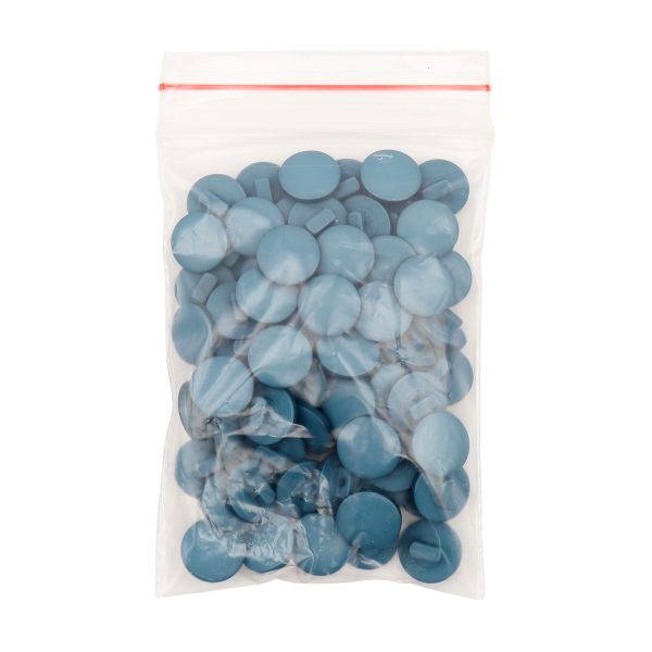 Пуговицы на ножке 18L (11мм), пластик (Sea (морской)), NE68, 72 шт