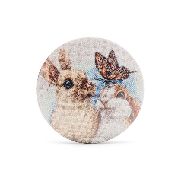 Игольница магнитная Кролики 25*3мм Hobby&Pro, ИГ-2203