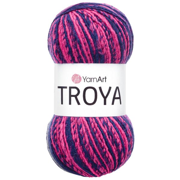 Пряжа YarnArt (ЯрнАрт) Troya / уп.5 мот. по 100 г, 250 м, 2112 секционный