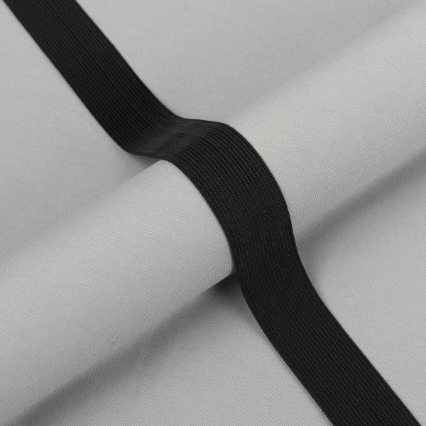 Резинка вязаная 30 мм, / 50 метров, черный, Gamma RV-30 BL