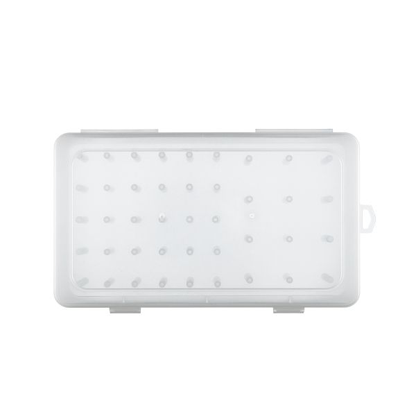 Органайзер для хранения ниток ОМ-042/1 пластик 23.5х13.5х6.5 см, голубой/прозрачный, Gamma ОМ-042/1