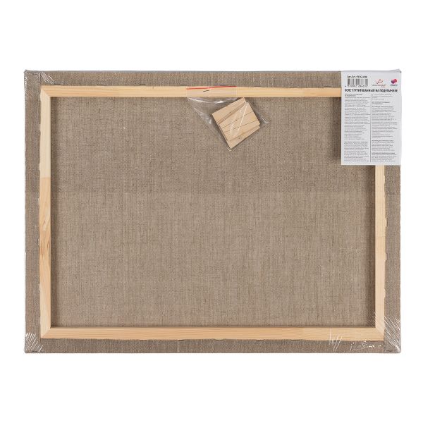 Холст грунтованный на подрамнике 45х60 см, 340 г/м², 2 шт, мелкозернистый, Vista-Artista PLFG-4560