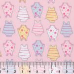 Ткань для пэчворка Peppy Молочные сны фланель, рулон 112 см / 5 метров, МС-05 розовый, Peppy